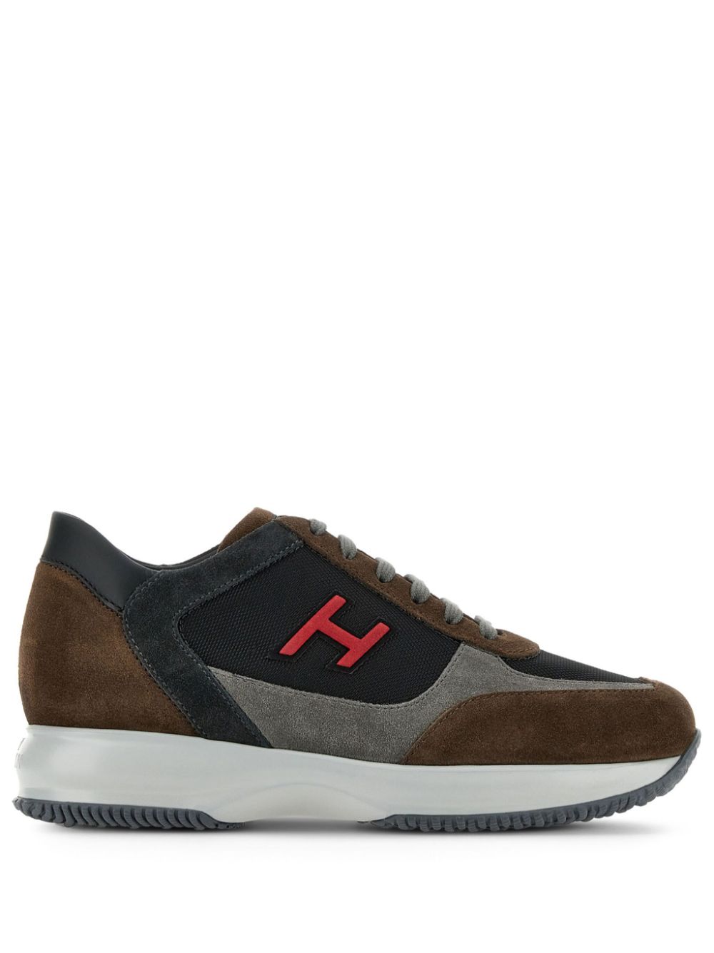 Hogan Interactive H lace-up sneakers - Brown von Hogan