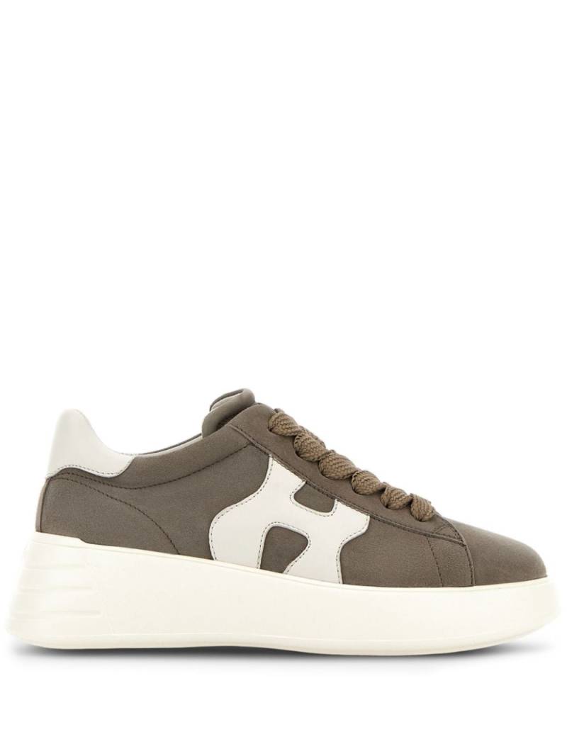 Hogan Rebel lace-up suede sneakers - Brown von Hogan