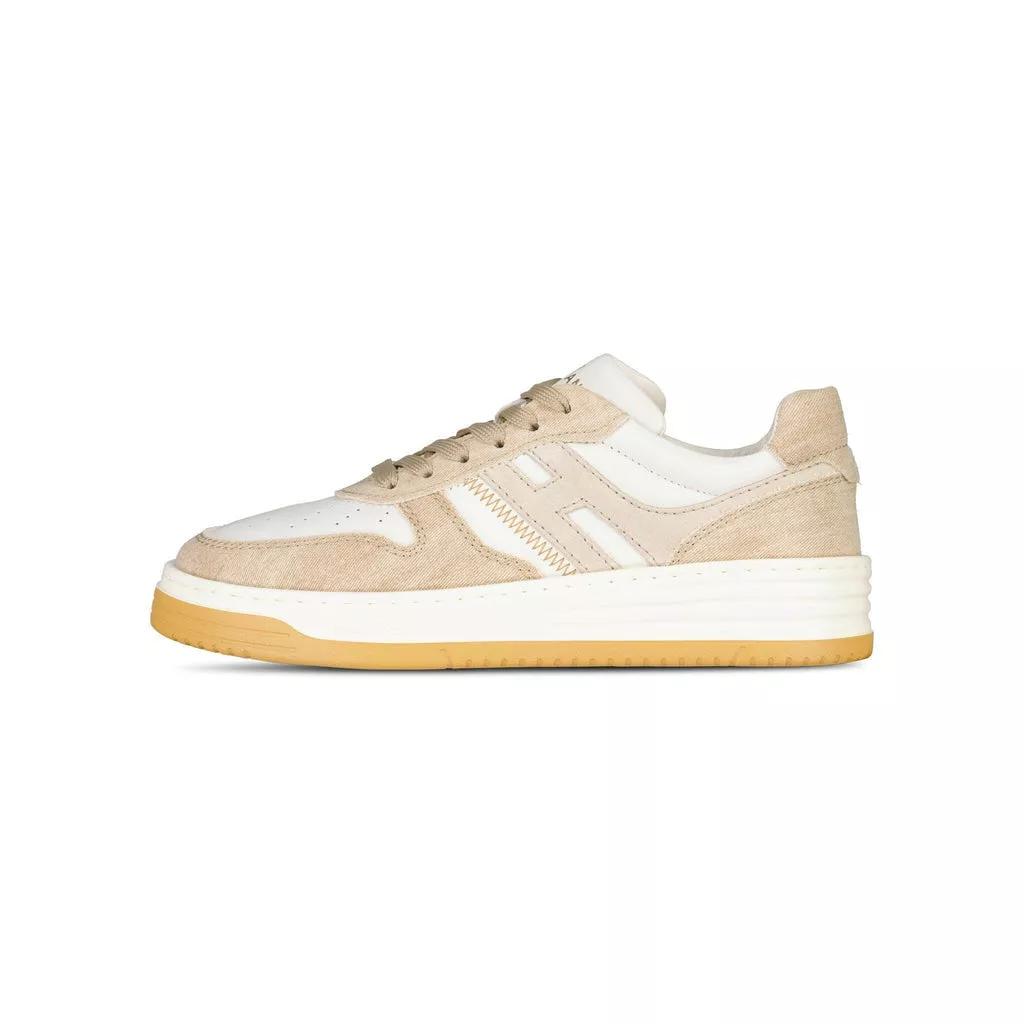 Hogan Sneakers - Sneakers im Denim-Look - Gr. 37 (EU) - in Beige - für Damen von Hogan