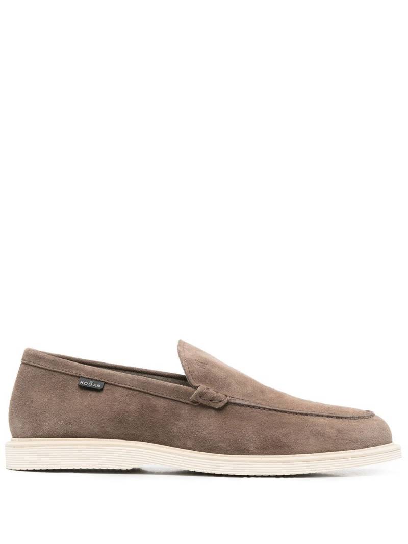 Hogan H616 contrast-sole loafers - Neutrals von Hogan