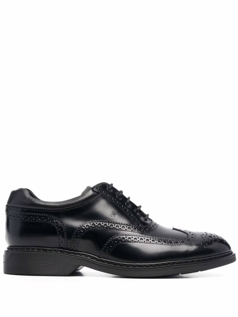 Hogan leather lace-up brogues - Black von Hogan