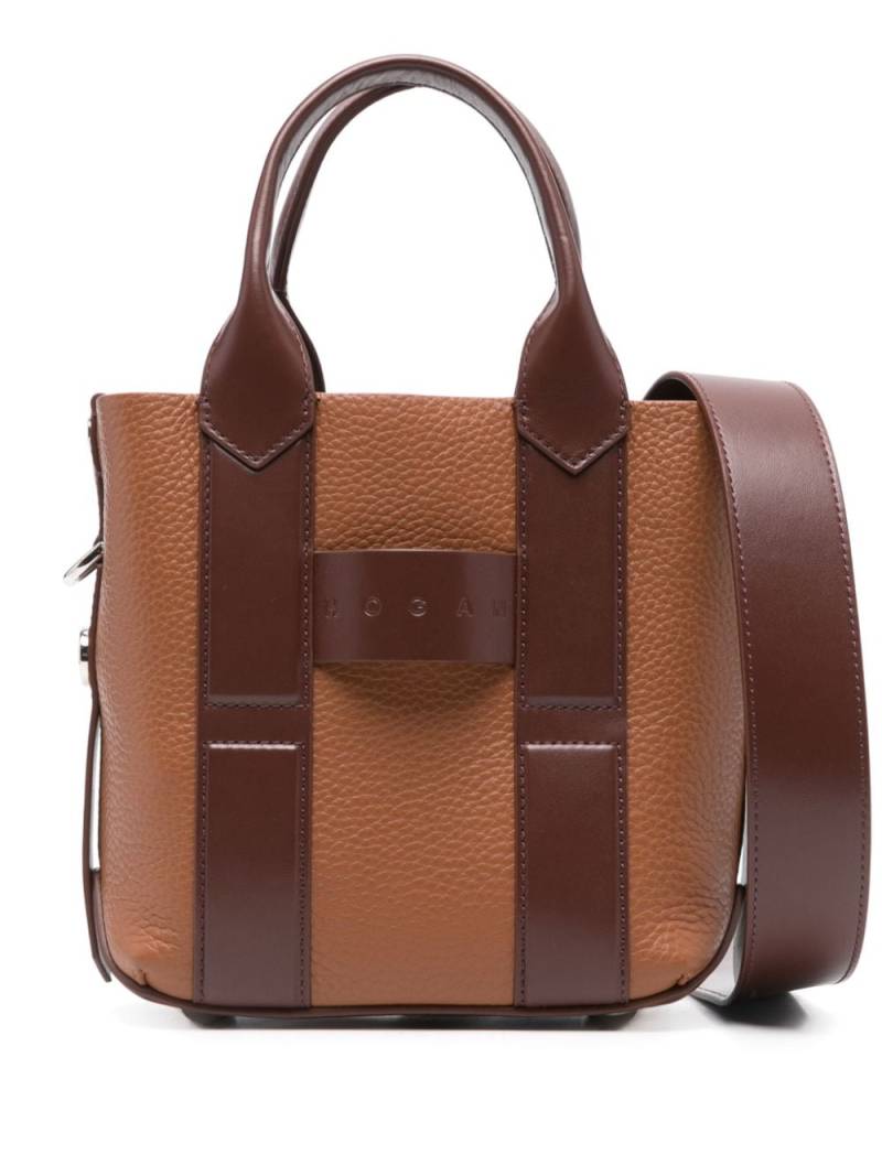 Hogan leather tote bag - Brown von Hogan