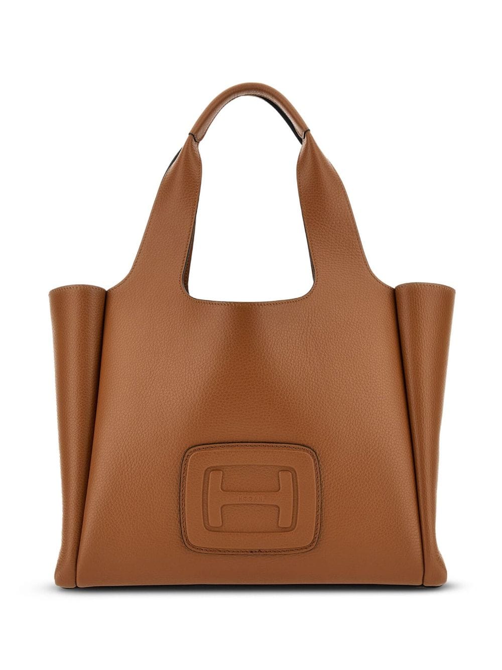 Hogan medium H-bag leather tote bag - Brown von Hogan