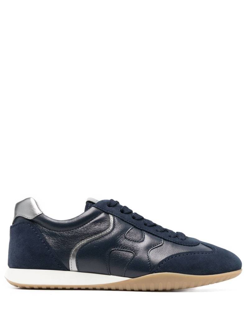 Hogan panelled leather sneakers - Blue von Hogan