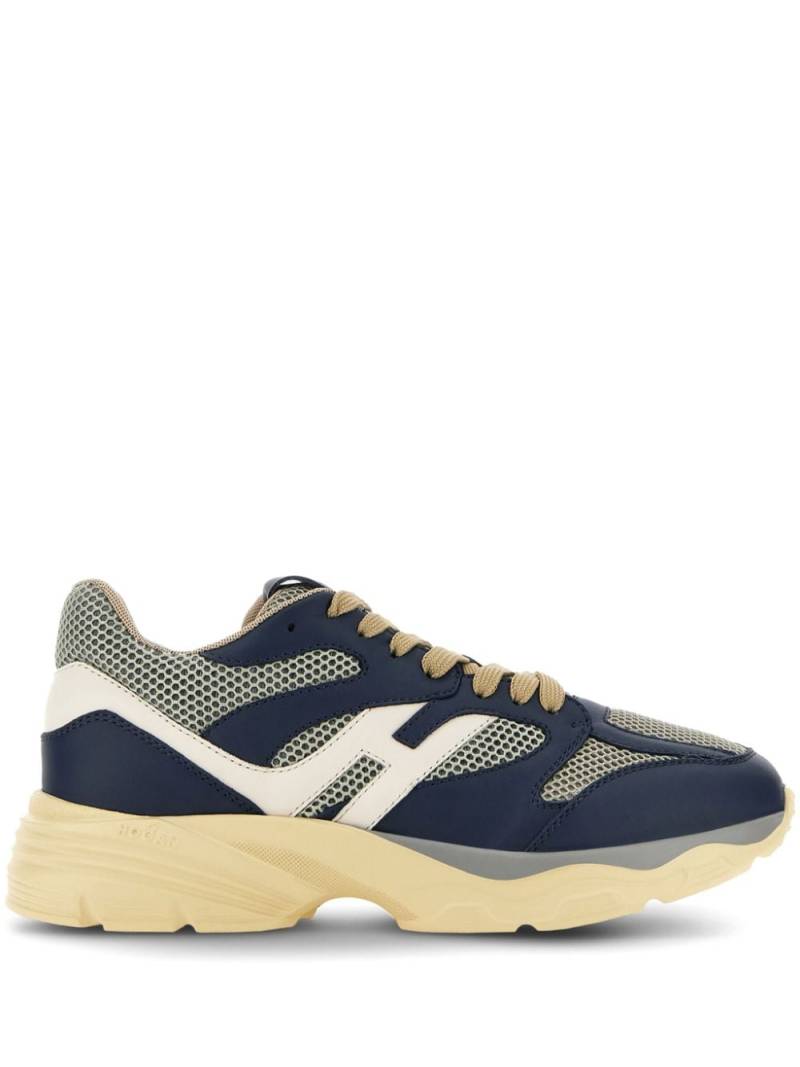 Hogan panelled leather sneakers - Blue von Hogan