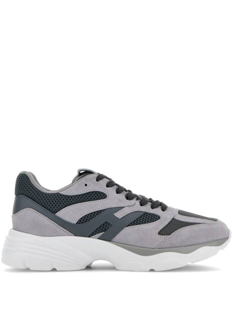 Hogan panelled suede sneakers - Grey von Hogan