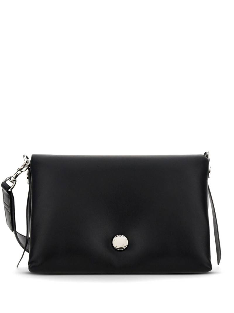 Hogan puffer leather crossbody bag - Black von Hogan