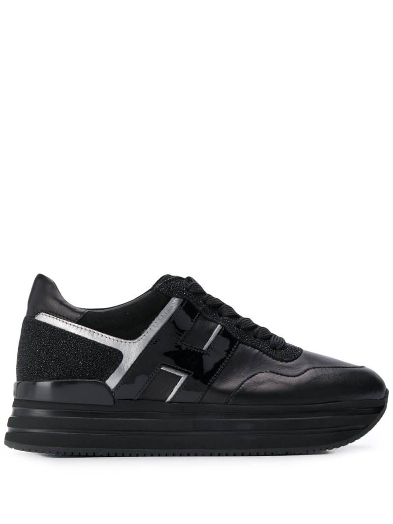 Hogan rhinestone sneakers - Black von Hogan