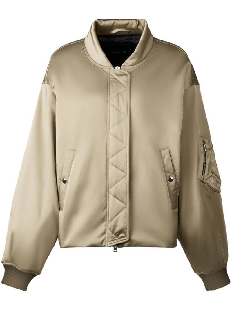 Hogan satin bomber jacket - Green von Hogan