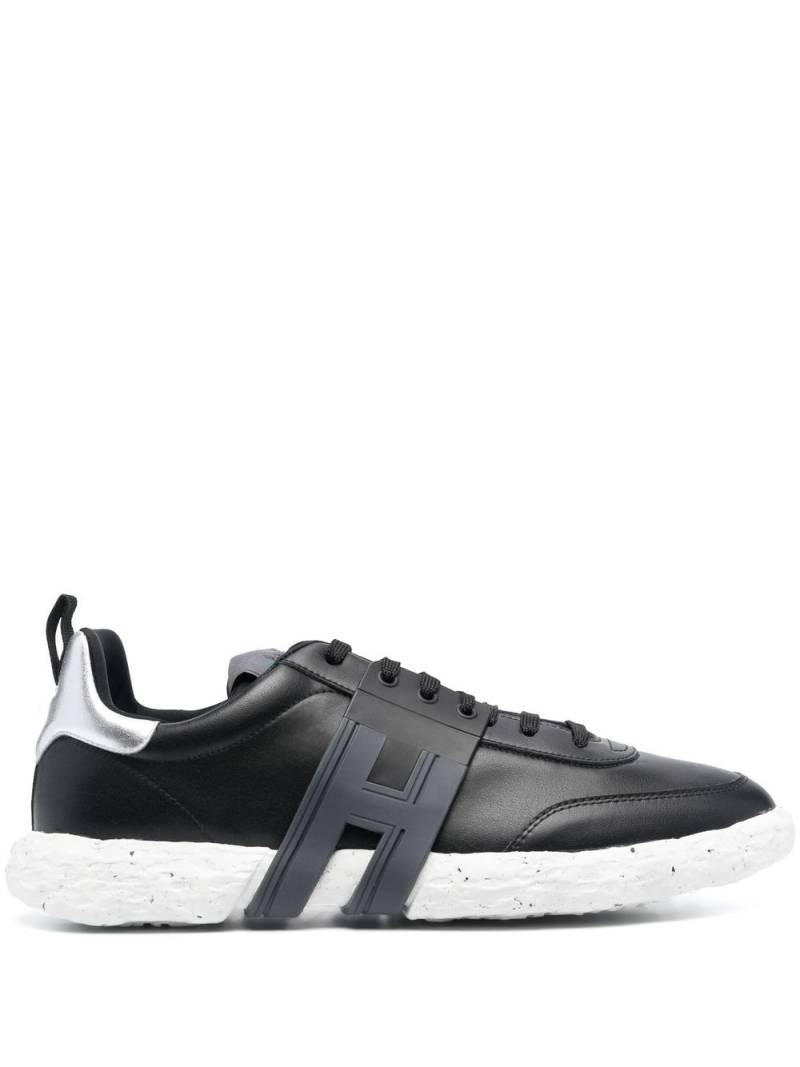 Hogan side logo-patch low-top sneakers - Black von Hogan