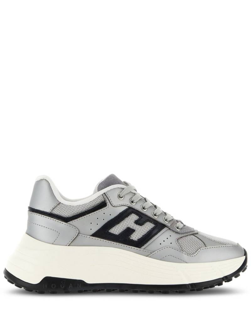 Hogan side logo patch platform sneakers - Grey von Hogan