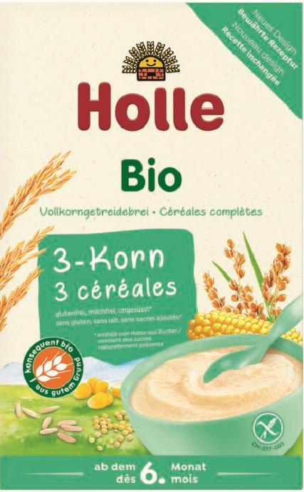 Babybrei 3-korn Bio (250g) Unisex  ONE SIZE von Holle