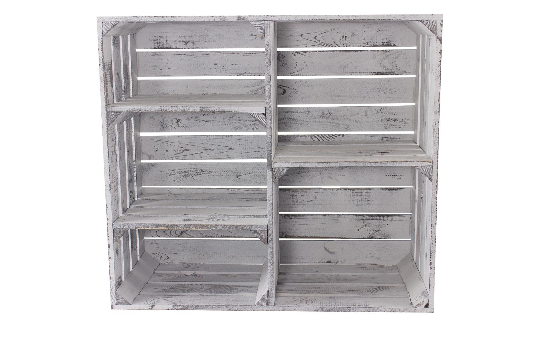 Holz Zollhaus Regal »Vintage Shabby, Weiss, 77 x 68 cm« Holz Zollhaus Regal »Vintage Shabby, Weiss, 77 x 68 cm« von Holz Zollhaus