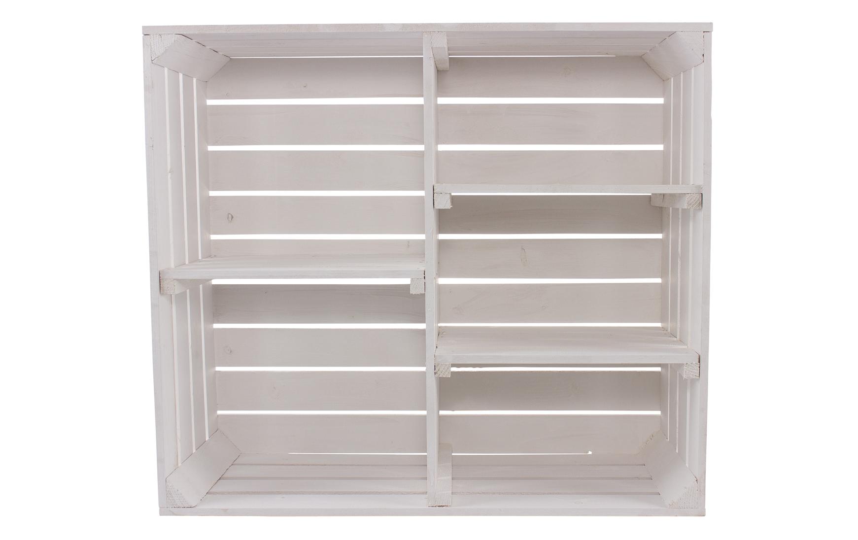 Holz Zollhaus Regal »Vintage Weiss, 77 x 68 cm« Holz Zollhaus Regal »Vintage Weiss, 77 x 68 cm« von Holz Zollhaus
