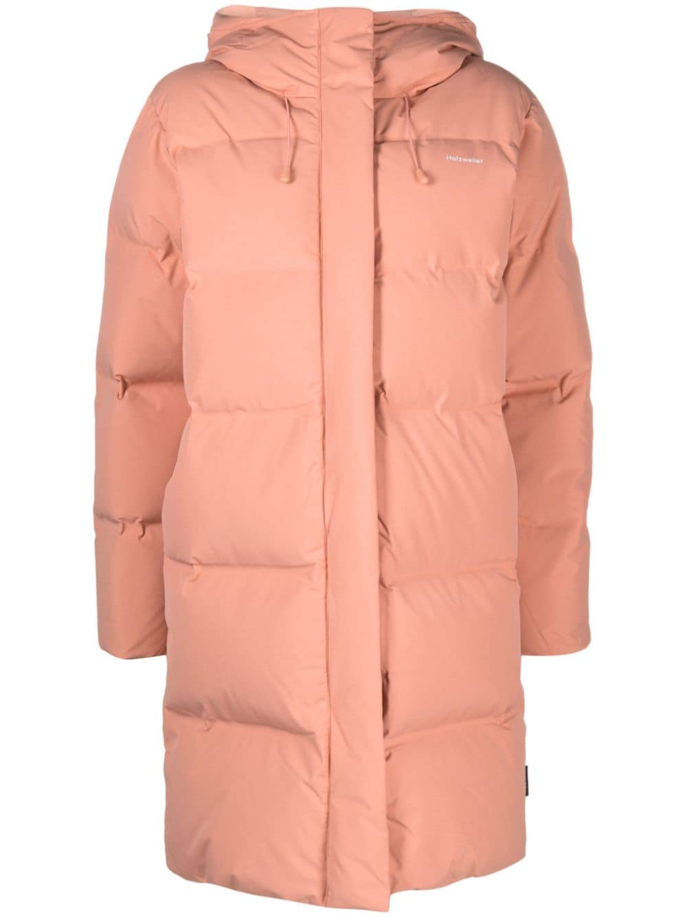 Holzweiler Loen hooded down-filled coat - Pink von Holzweiler