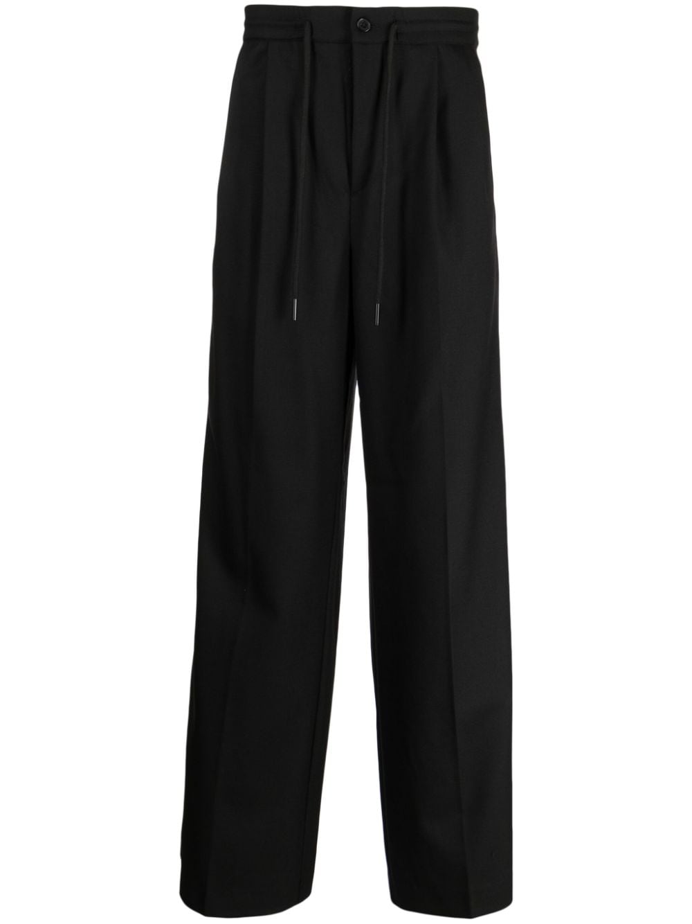 Holzweiler pressed-crease tailored trousers - Black von Holzweiler