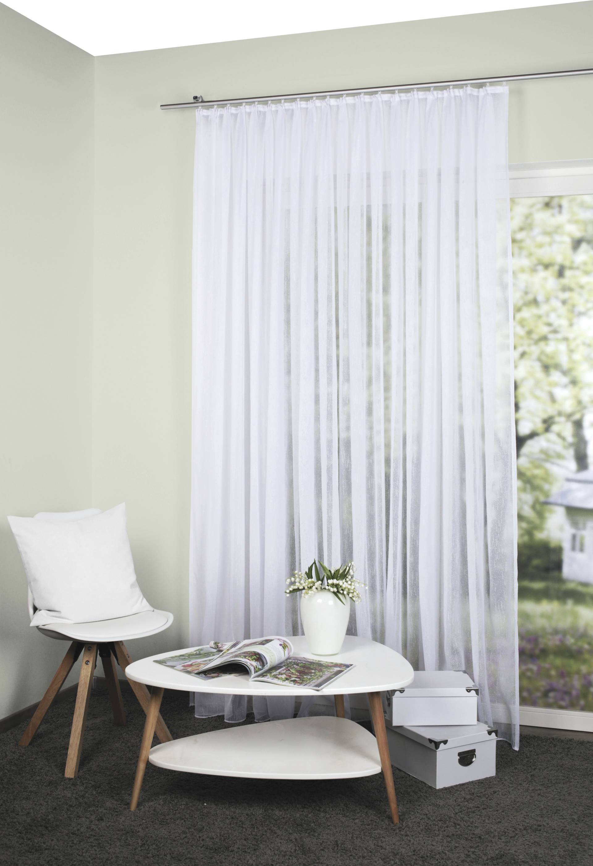 Home Basics Gardine »FLAMIO«, (1 St.), Fertigstore Flammgarn Home Basics Gardine »FLAMIO«, (1 St.), Fertigstore Flammgarn von Home Basics