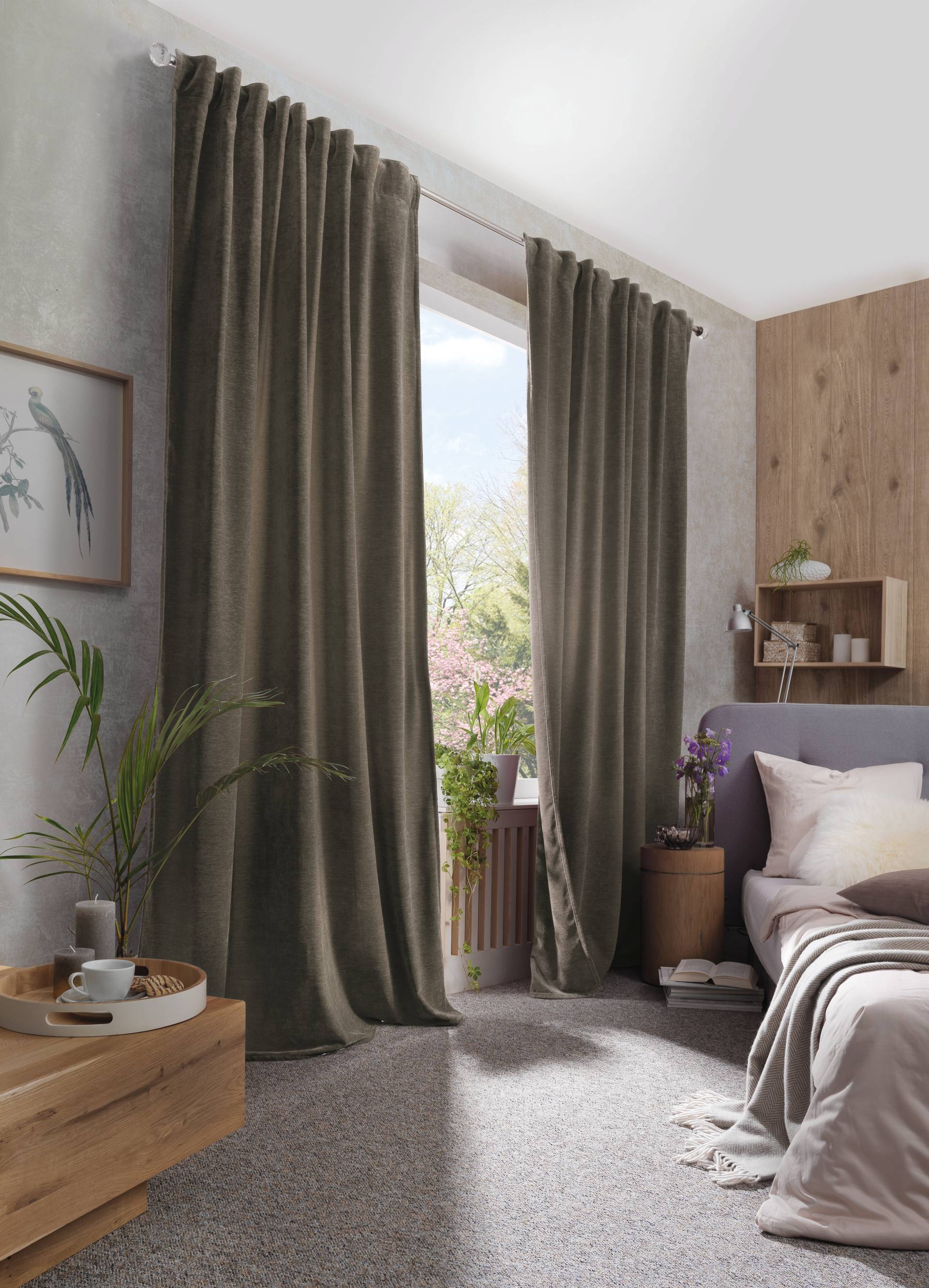 Home Basics Vorhang »WOLLY«, (1 St.), Chenille Home Basics Vorhang »WOLLY«, (1 St.), Chenille von Home Basics