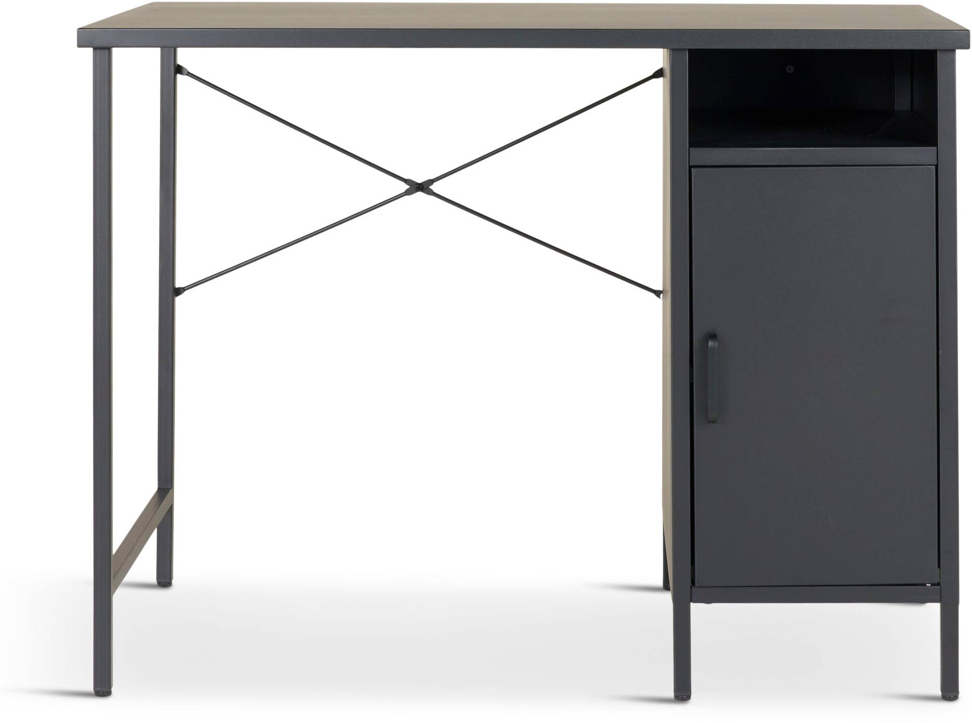 Homexperts Schreibtisch »Berlin«, aus Stahl, 1 Tür und 1 offenes Regalfach, B55 x H75 x T100 cm Homexperts Schreibtisch »Berlin«, aus Stahl, 1 Tür und 1 offenes Regalfach, B55 x H75 x T100 cm von Homexperts