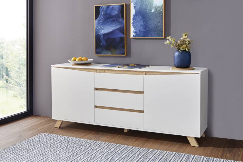 Homexperts Sideboard »Vicky«, Breite 160 cm oder 180 cm, in matt weiss von Homexperts