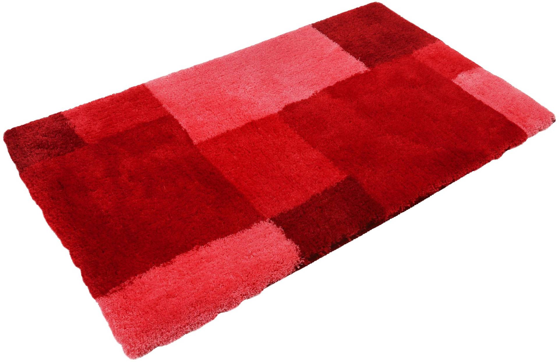 Homie Living Badematte »Cala Rosso«, rutschhemmend beschichtet, fussbodenheizungsgeeignet-schnell trocknend, Badteppich, Patchwork Design, waschbar, karo, Badezimmerteppich Homie Living Badematte »Cala Rosso«, rutschhemmend beschichtet, fussbodenheizungsgeeignet-schnell trocknend, Badteppich, Patchwork Design, waschbar, karo, Badezimmerteppich von Homie Living