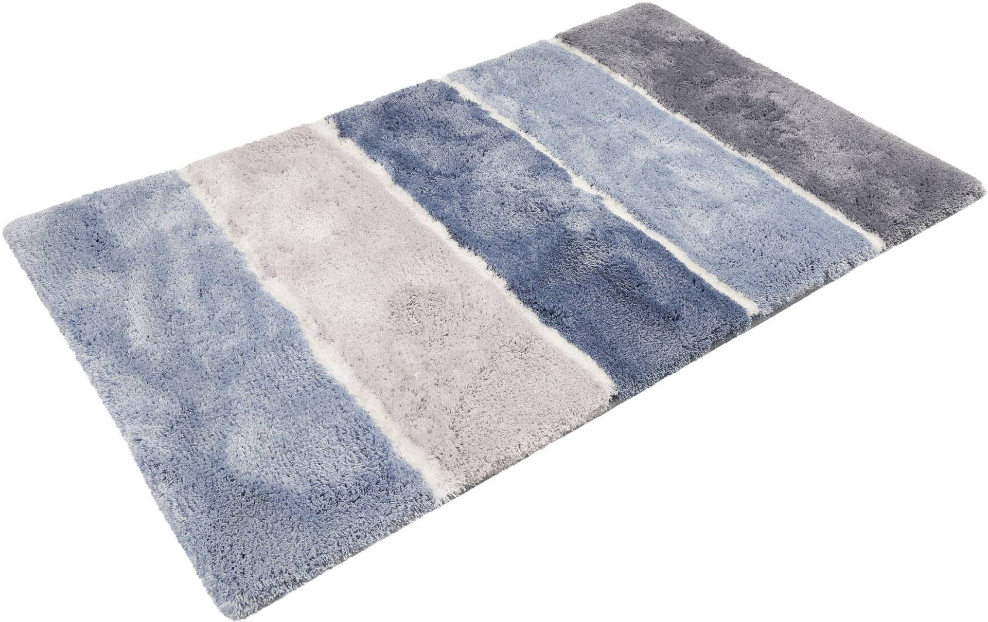 Homie Living Badematte »Rio Marina«, rutschhemmend beschichtet, fussbodenheizungsgeeignet-schnell trocknend, flauschiger Badteppich, modern gestreift, waschbar, Badezimmerteppich Homie Living Badematte »Rio Marina«, rutschhemmend beschichtet, fussbodenheizungsgeeignet-schnell trocknend, flauschiger Badteppich, modern gestreift, waschbar, Badezimmerteppich von Homie Living