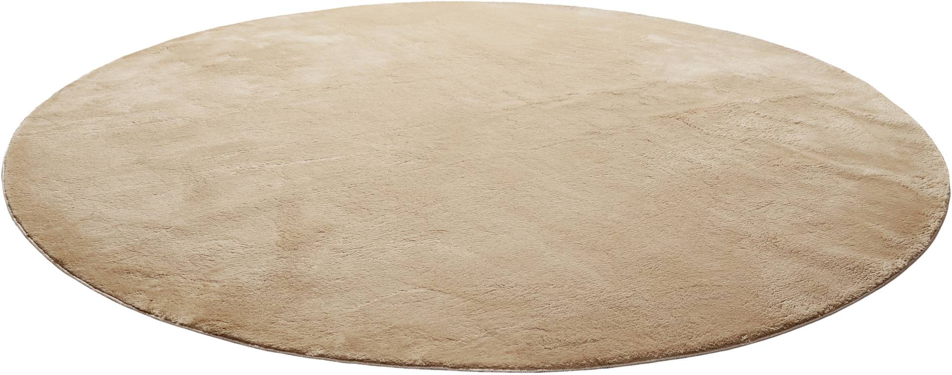 Homie Living Teppich »Lago«, rund, 19 mm Höhe, Kurzflor, Uni Farben, ideal im Wohnzimmer & Schlafzimmer Homie Living Teppich »Lago«, rund, 19 mm Höhe, Kurzflor, Uni Farben, ideal im Wohnzimmer & Schlafzimmer von Homie Living