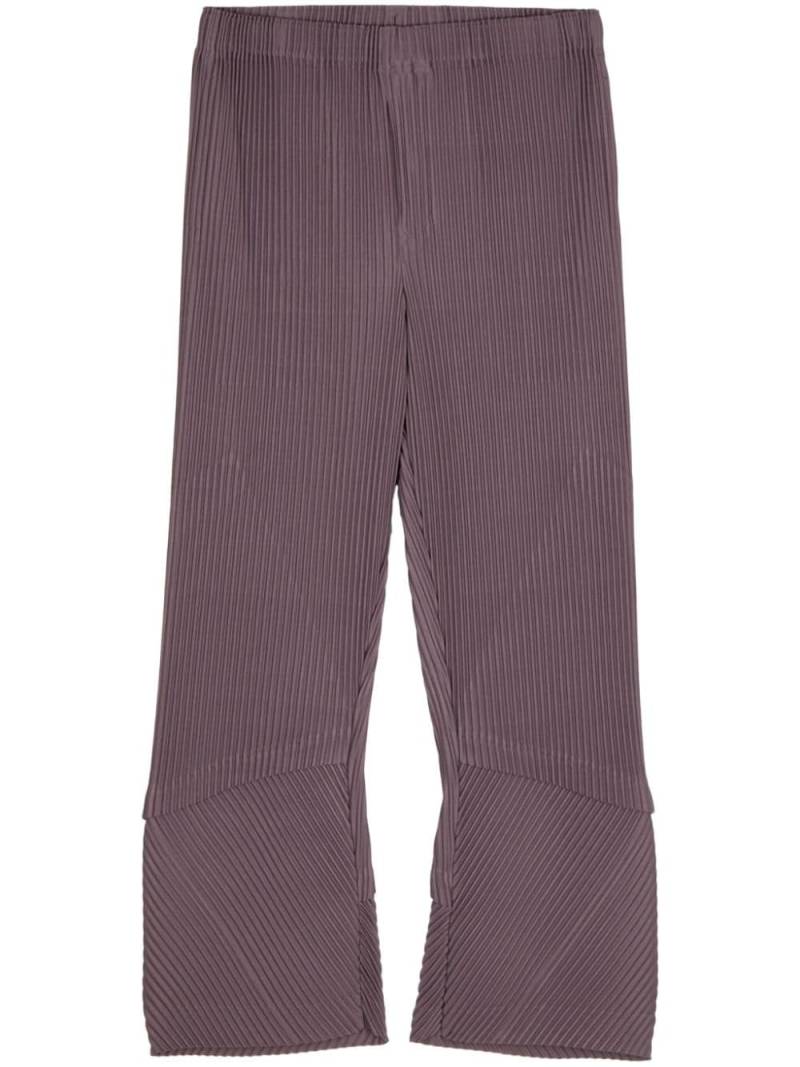 Homme Plissé Issey Miyake Aerial plissé trousers - Purple von Homme Plissé Issey Miyake