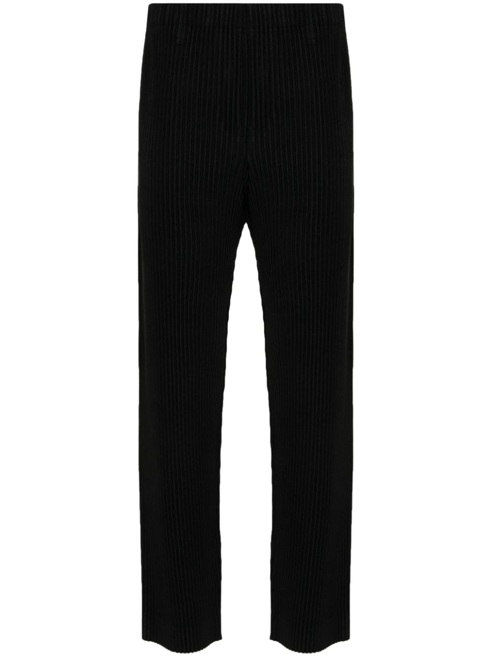 Homme Plissé Issey Miyake Basic slim-fit trousers - Black von Homme Plissé Issey Miyake