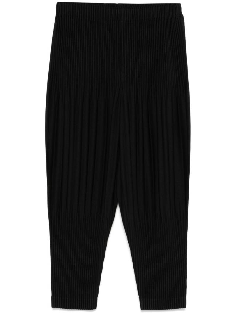 Homme Plissé Issey Miyake Basics trousers - Black von Homme Plissé Issey Miyake