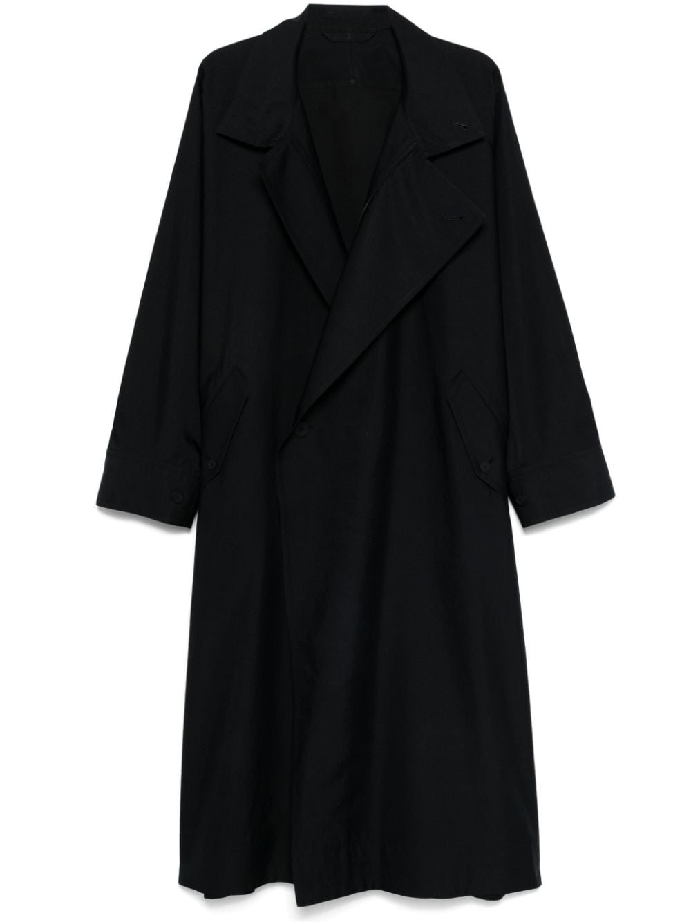 Homme Plissé Issey Miyake Blank trench coat - Black von Homme Plissé Issey Miyake