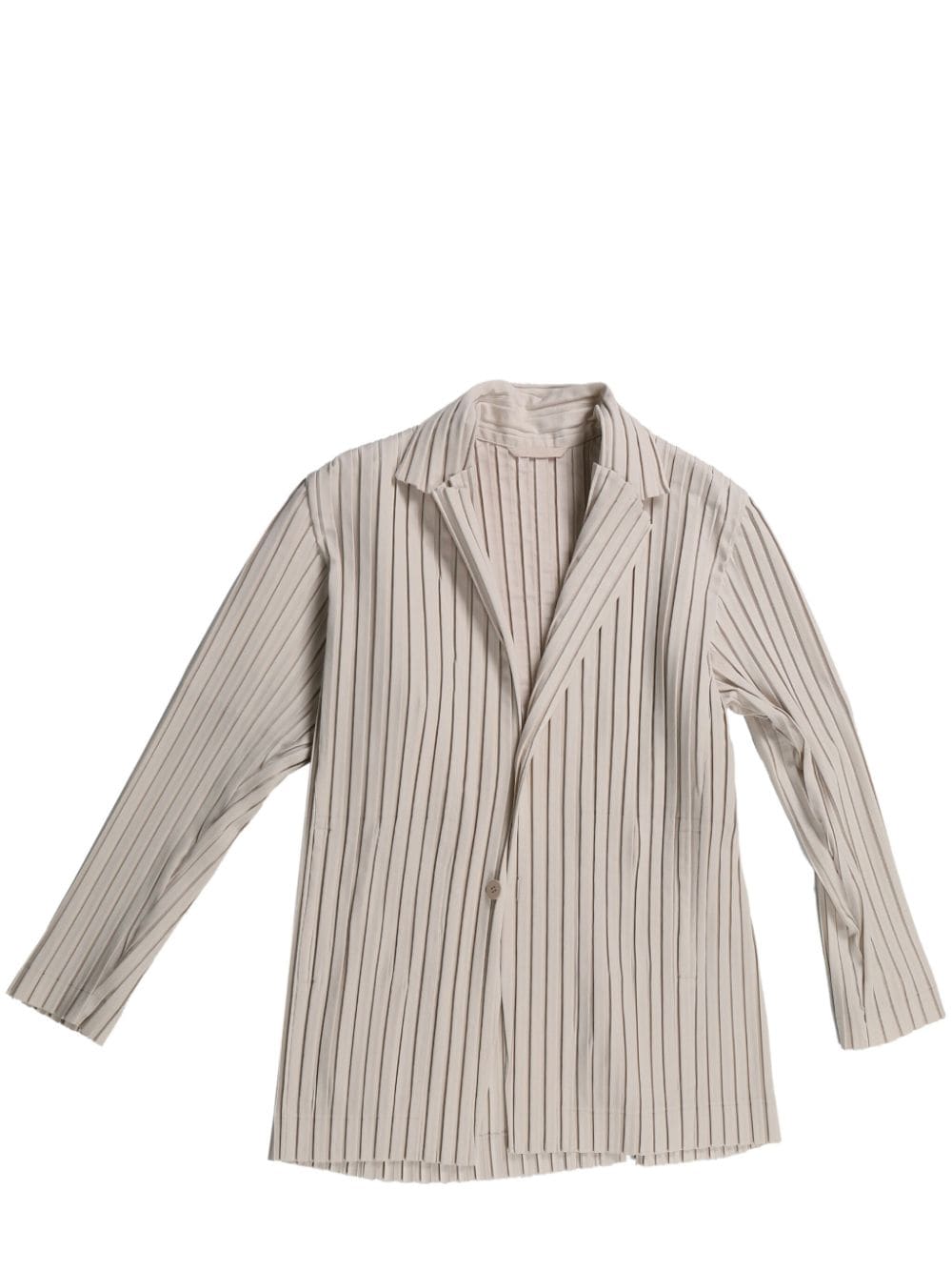 Homme Plissé Issey Miyake Box Pleats Ensemble jacket - Neutrals von Homme Plissé Issey Miyake