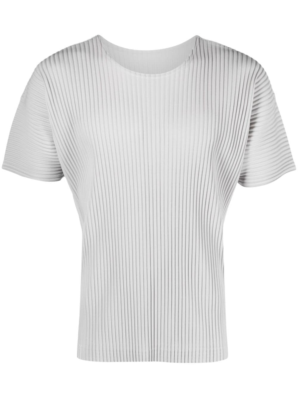 Homme Plissé Issey Miyake Color Pleats pleated T-shirt - Grey von Homme Plissé Issey Miyake