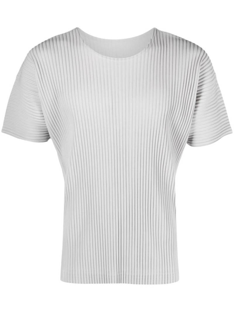 Homme Plissé Issey Miyake Color Pleats pleated T-shirt - Grey von Homme Plissé Issey Miyake