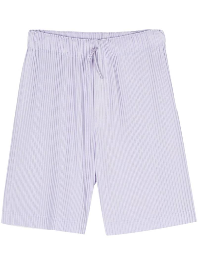 Homme Plissé Issey Miyake Colorful Pleats shorts - Purple von Homme Plissé Issey Miyake