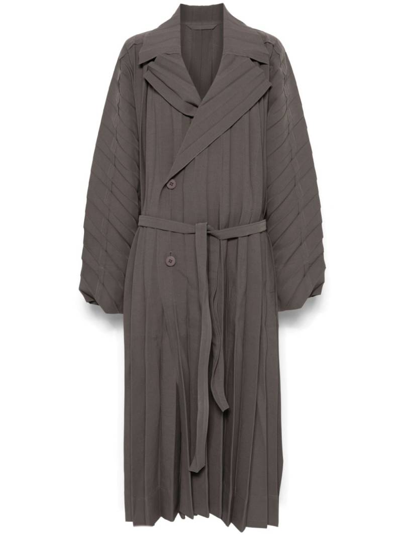 Homme Plissé Issey Miyake Edge coat - Grey von Homme Plissé Issey Miyake