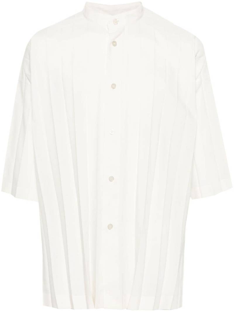 Homme Plissé Issey Miyake Edge pleated shirt - Neutrals von Homme Plissé Issey Miyake