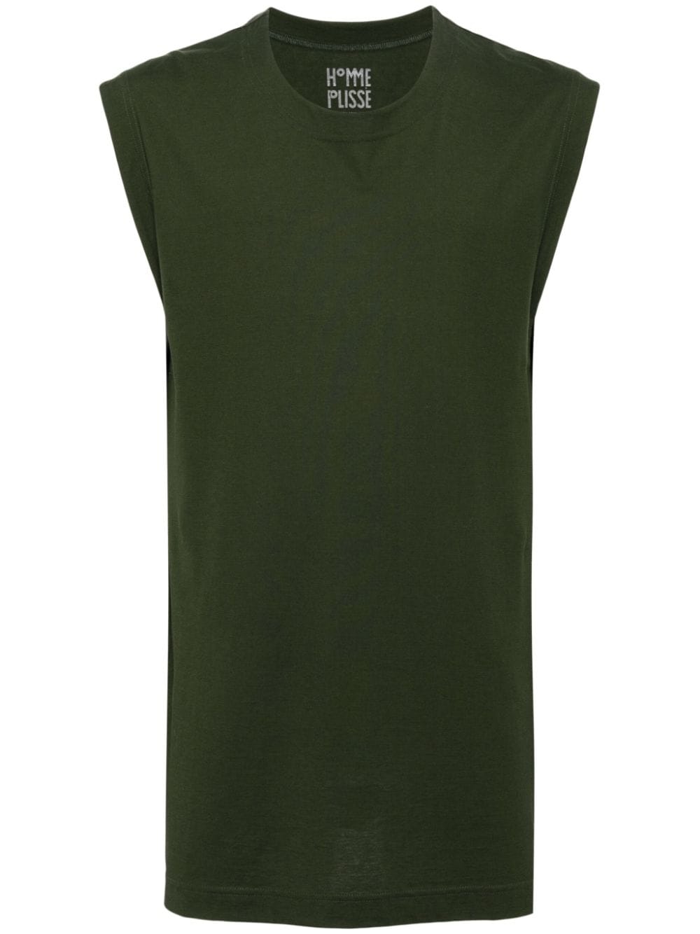 Homme Plissé Issey Miyake Hard Twist jersey cotton T-shirt - Green von Homme Plissé Issey Miyake