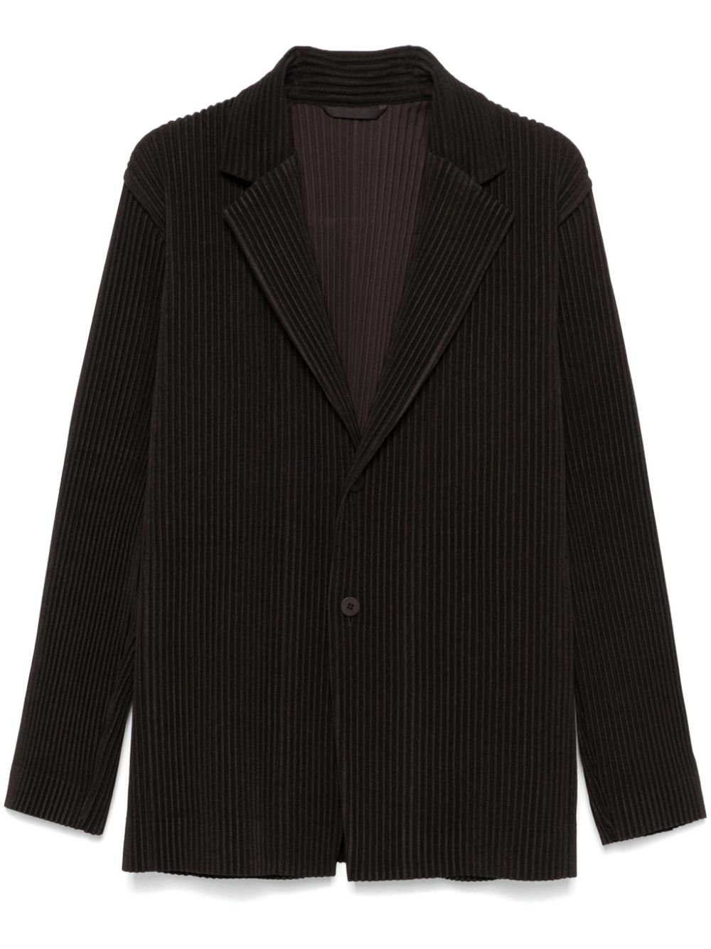 Homme Plissé Issey Miyake Kersey Pleats blazer - Brown von Homme Plissé Issey Miyake