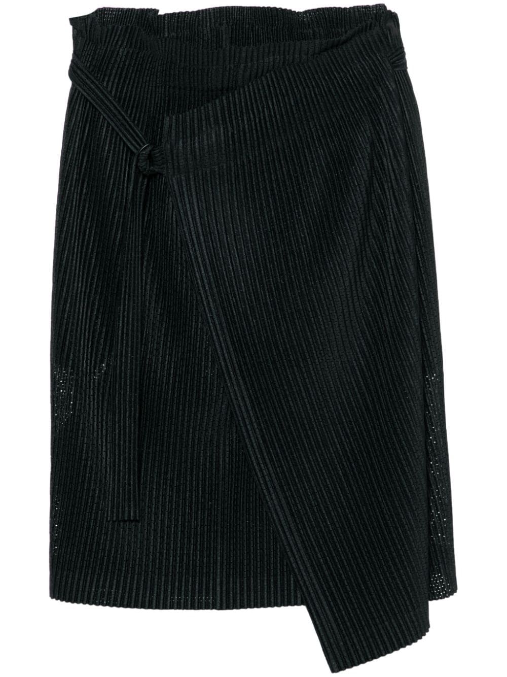 Homme Plissé Issey Miyake Light Mesh midi skirt - Black von Homme Plissé Issey Miyake