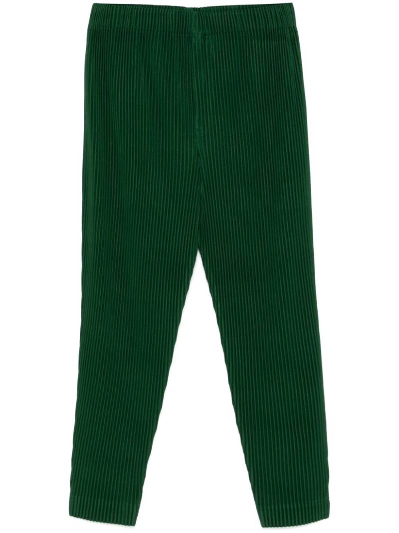 Homme Plissé Issey Miyake MC August trousers - Green von Homme Plissé Issey Miyake