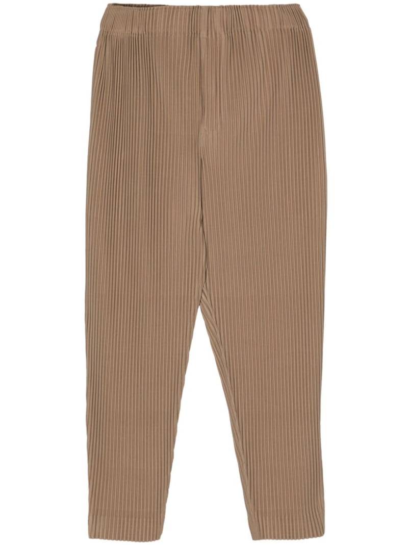 Homme Plissé Issey Miyake MC February plissé trousers - Brown von Homme Plissé Issey Miyake