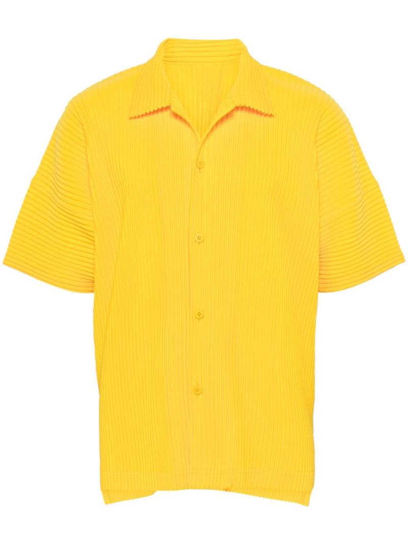 Homme Plissé Issey Miyake MC July shirt - Yellow von Homme Plissé Issey Miyake