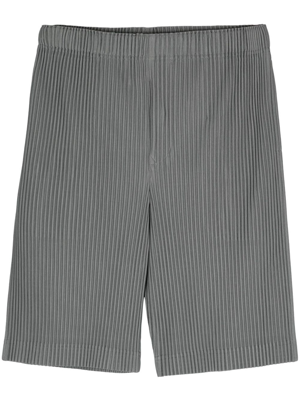 Homme Plissé Issey Miyake MC May mid-rise bermuda shorts - Grey von Homme Plissé Issey Miyake