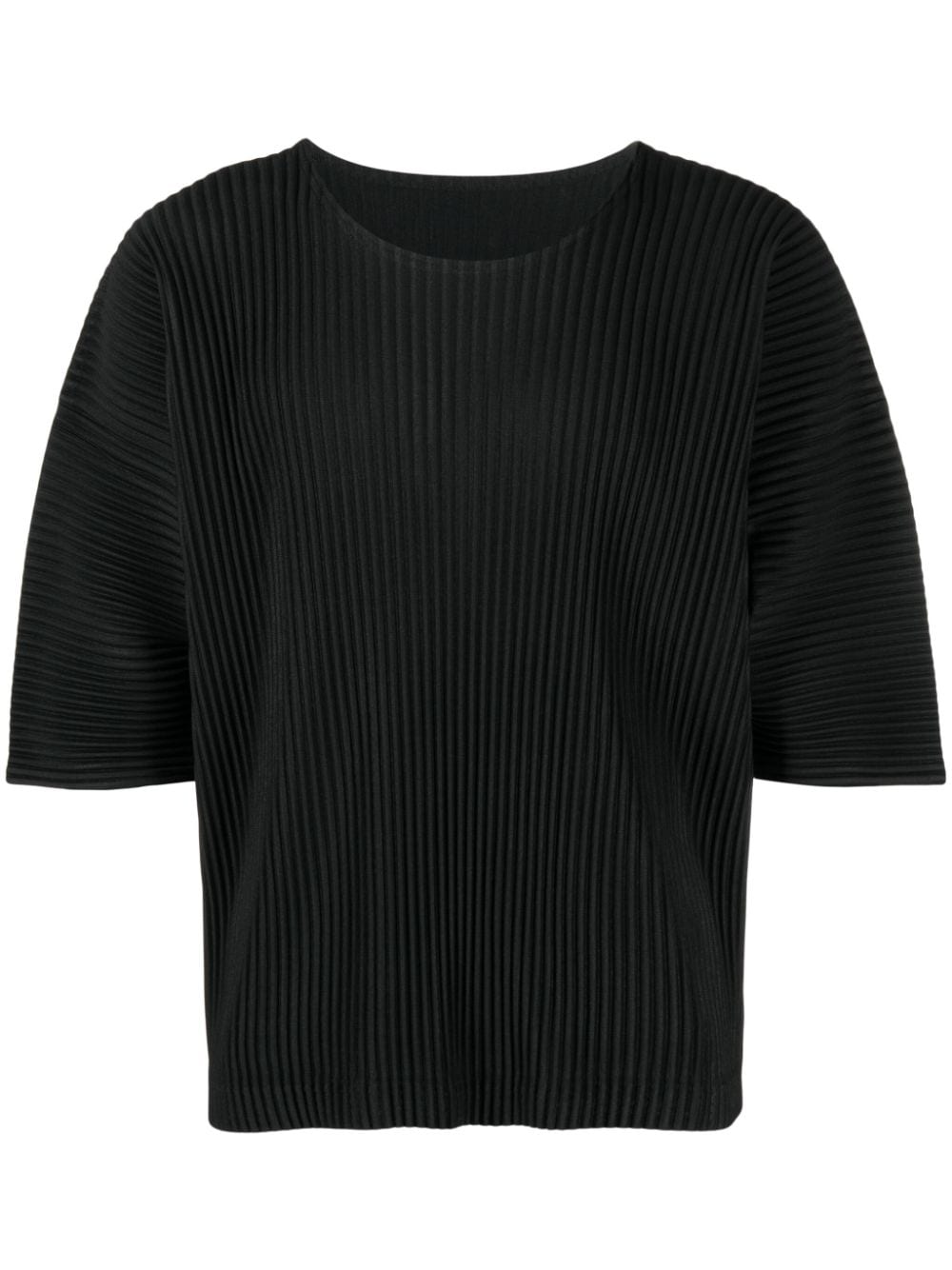 Homme Plissé Issey Miyake MC May short-sleeve pleated T-shirt - Black von Homme Plissé Issey Miyake