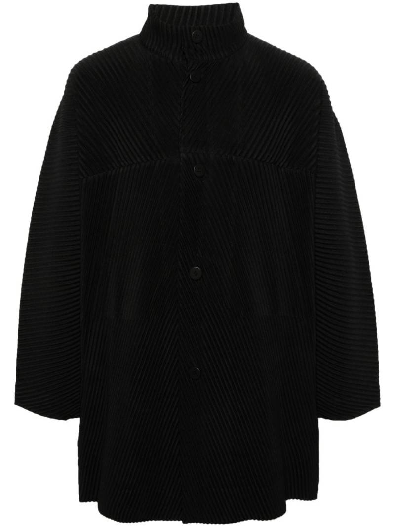 Homme Plissé Issey Miyake MC November single-breasted coat - Black von Homme Plissé Issey Miyake