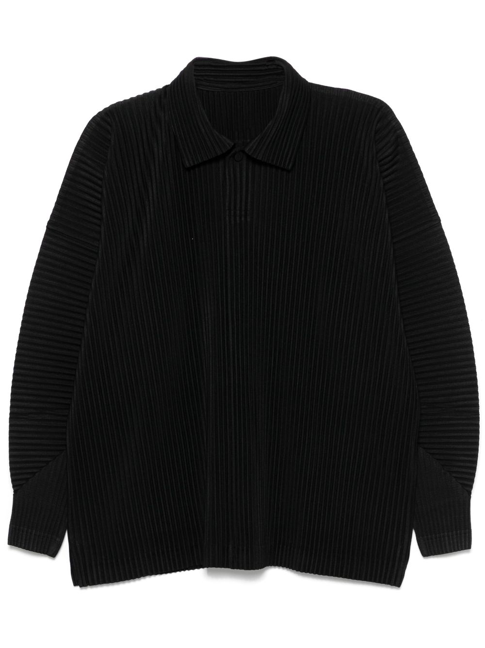 Homme Plissé Issey Miyake MC October polo shirt - Black von Homme Plissé Issey Miyake