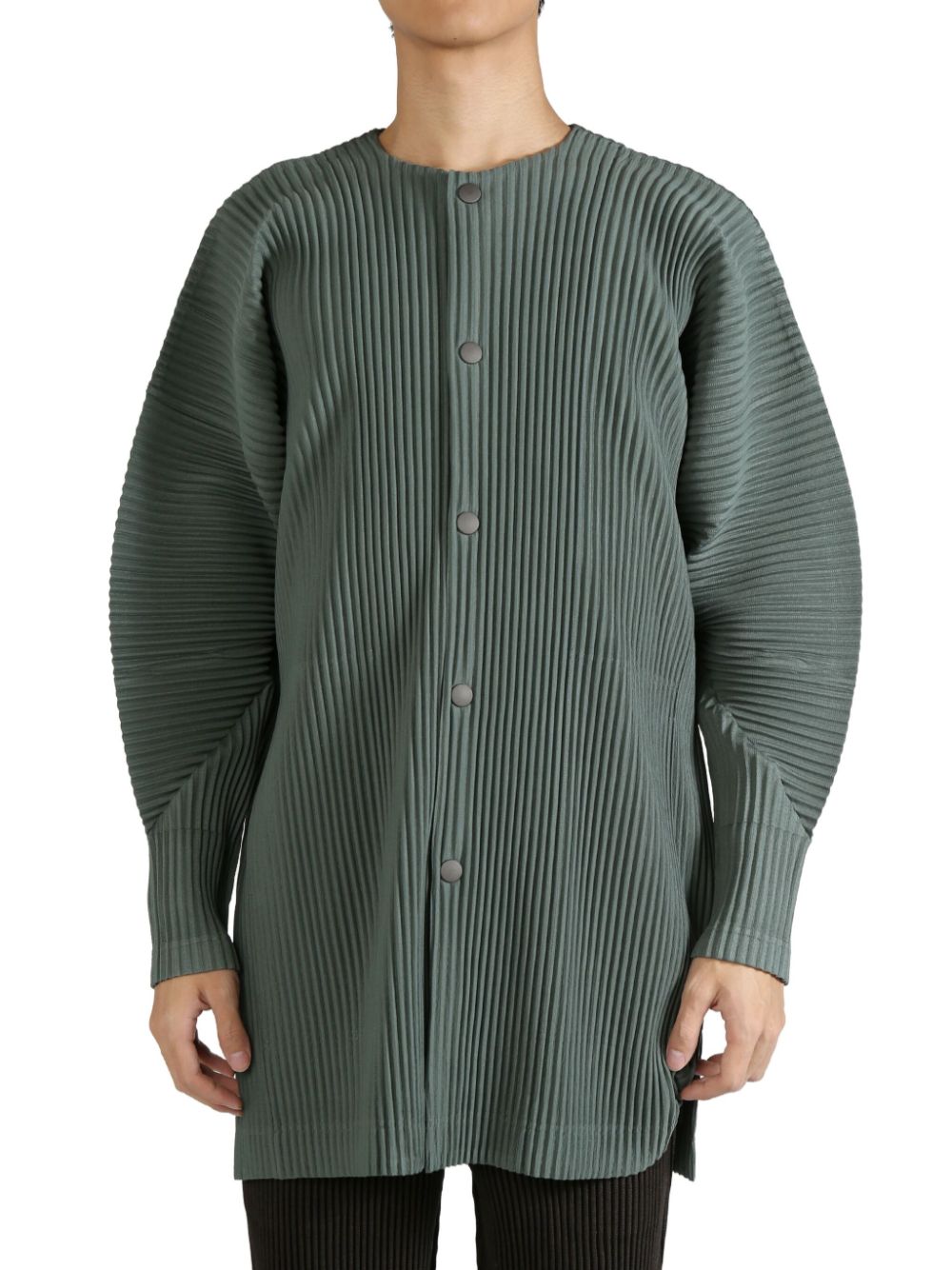 Homme Plissé Issey Miyake MC October shirt - Green von Homme Plissé Issey Miyake