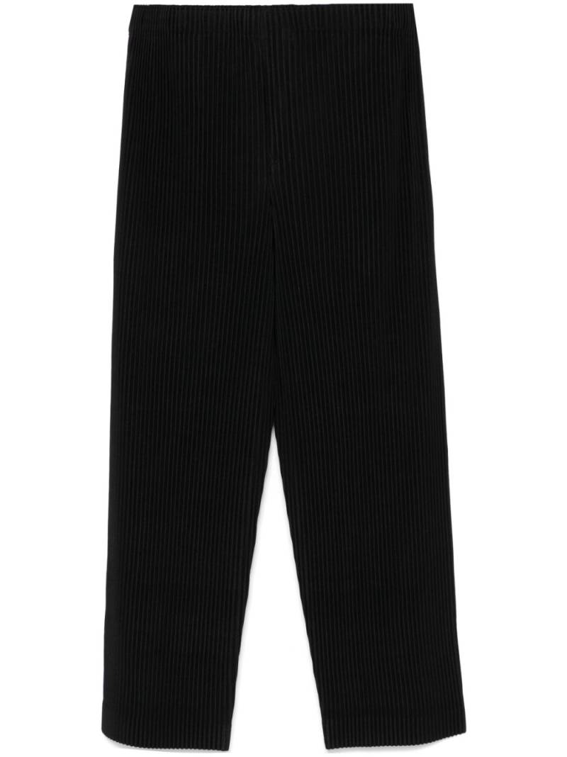 Homme Plissé Issey Miyake MC October trousers - Black von Homme Plissé Issey Miyake