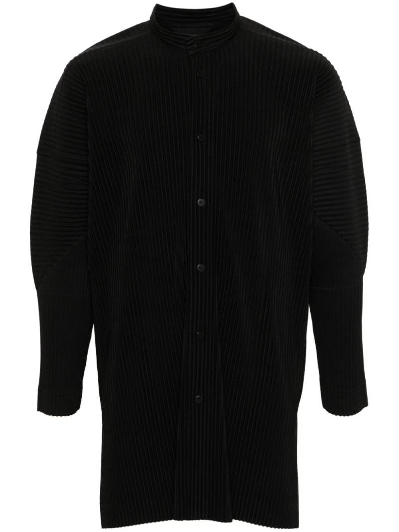 Homme Plissé Issey Miyake March pleated shirt - Black von Homme Plissé Issey Miyake